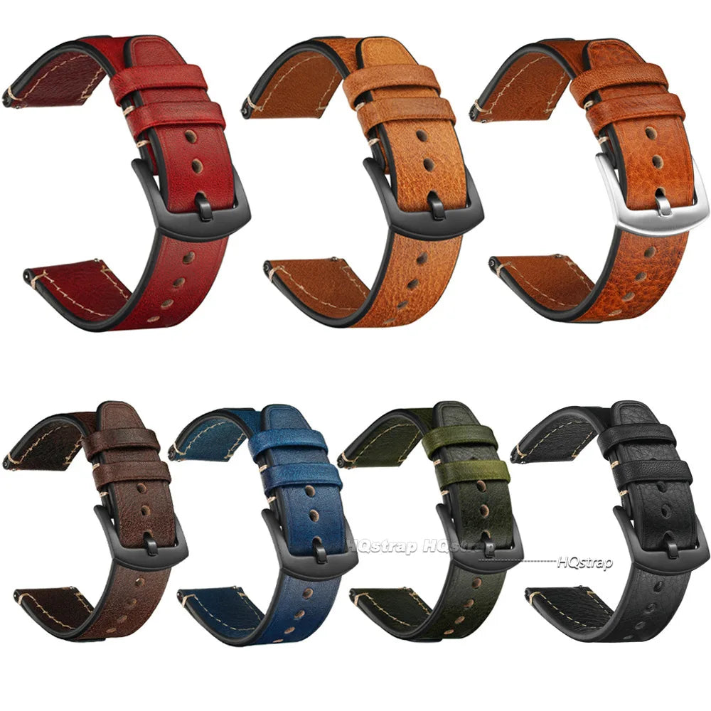 CowLost | product_id-vintage-genuine-leather-quick-release-watch-strap-for-rolex-18-22mm-unisex |8