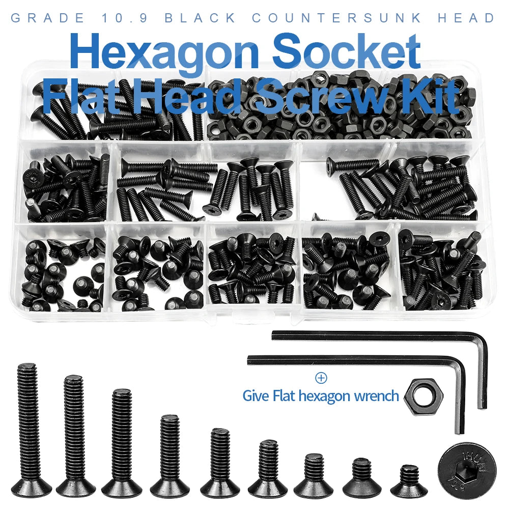 CowLost | nindejin-hex-hexagon-socket-countersunk-head-screw-kit |2
