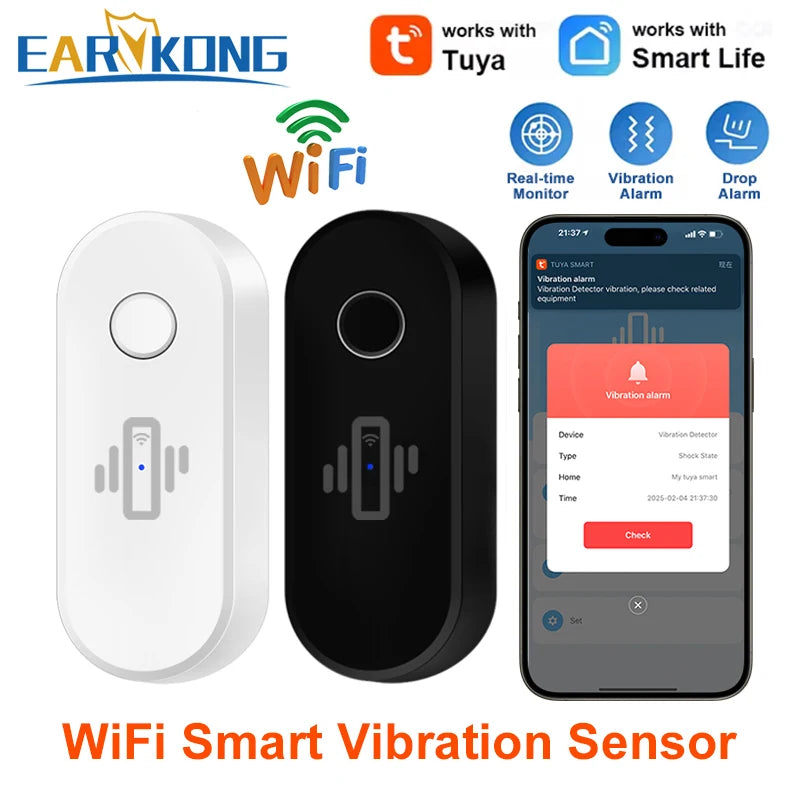 CowLost | tuya-wifi-vibration-detector-glass-broken-sensor-alarm-adjustable-sensitiviity |1