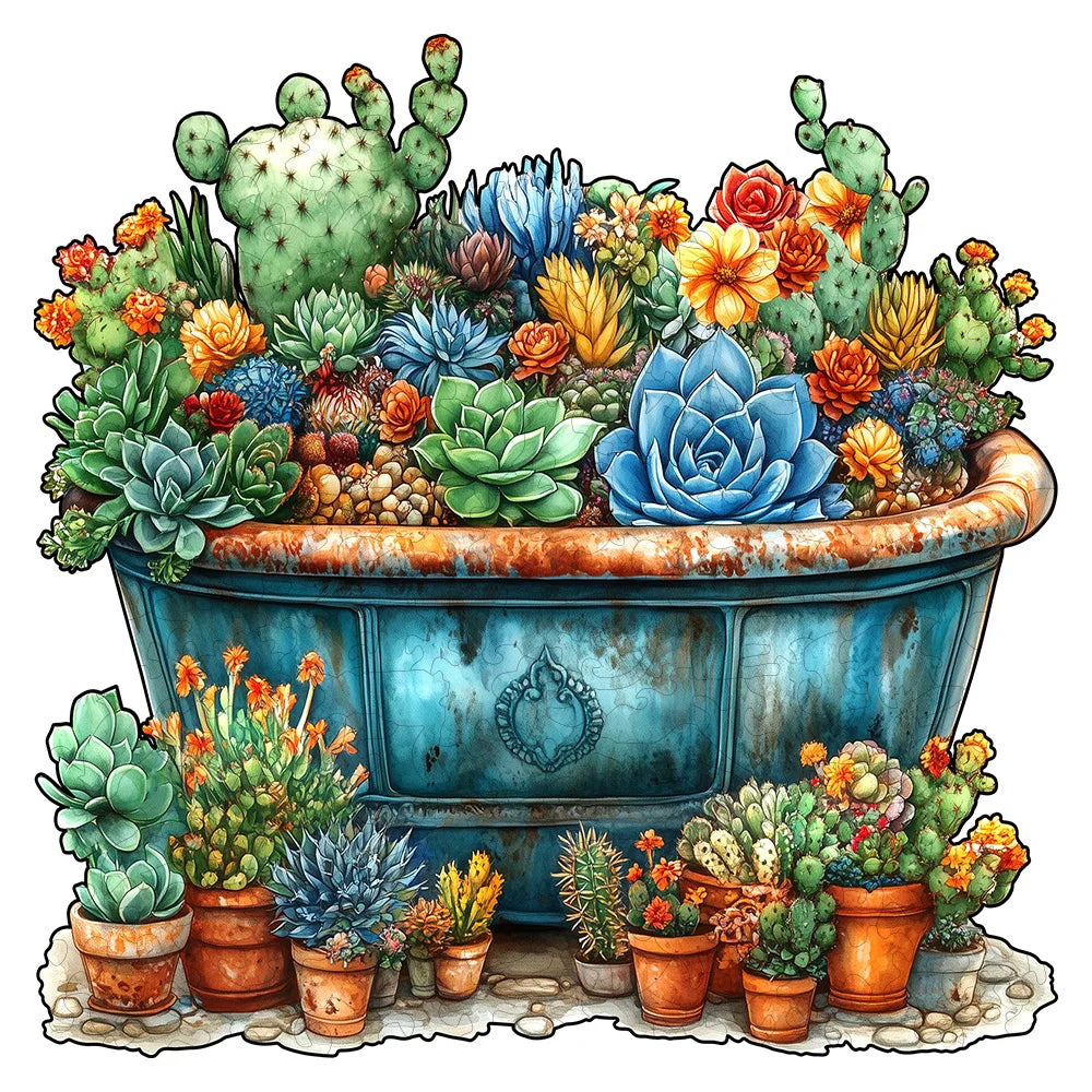 CowLost | product_id-challenging-wooden-jigsaw-puzzle-with-colorful-succulents-and-animal-shapes-high-difficulty-brain-game |1