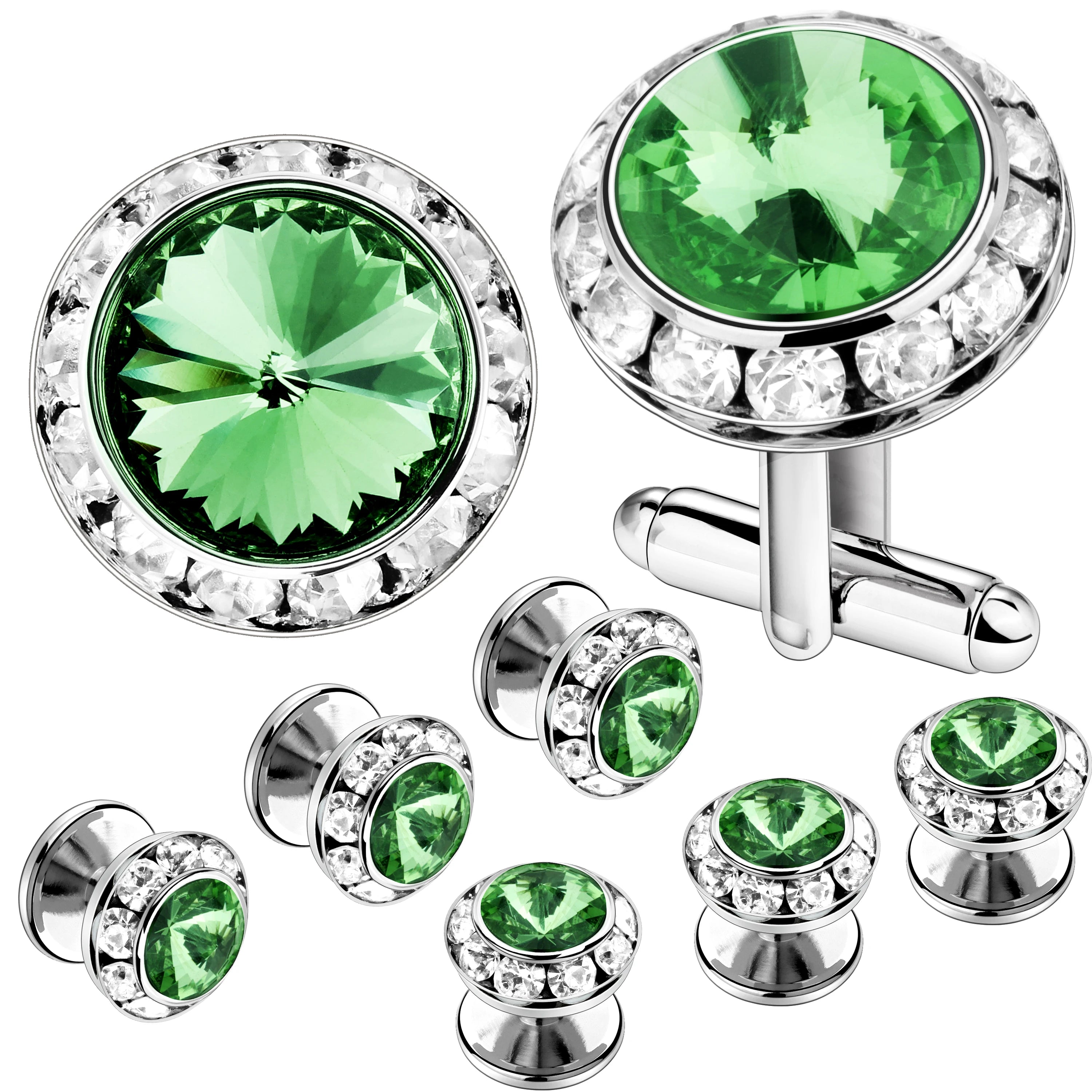 CowLost | clothing-accessories-hawson-royal-blue-gemstone-cufflinks-tuxedo-studs-set-for-men-formal-wear |12