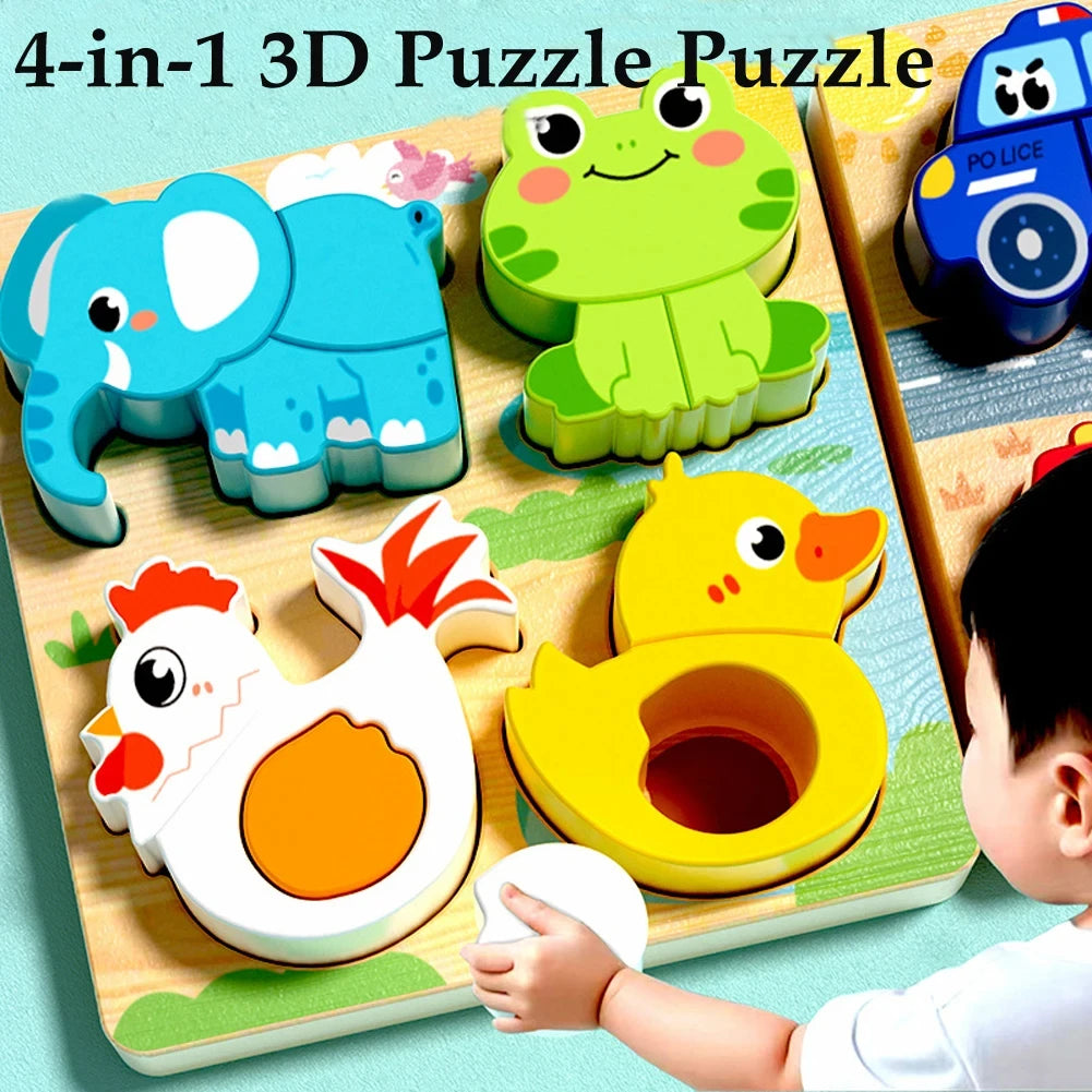 CowLost | fencing-barriers-educational-wooden-puzzle-toy-for-boys-girls-toddlers |7