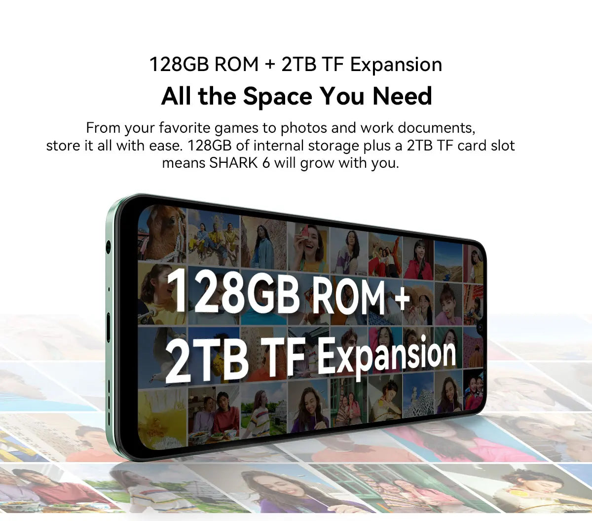 CowLost | blackview-shark-6-5g-smartphone-android-15-unisoc-t8100-mobile-phone-6-88-120hz-display-8gb-128gb-5000mah |31