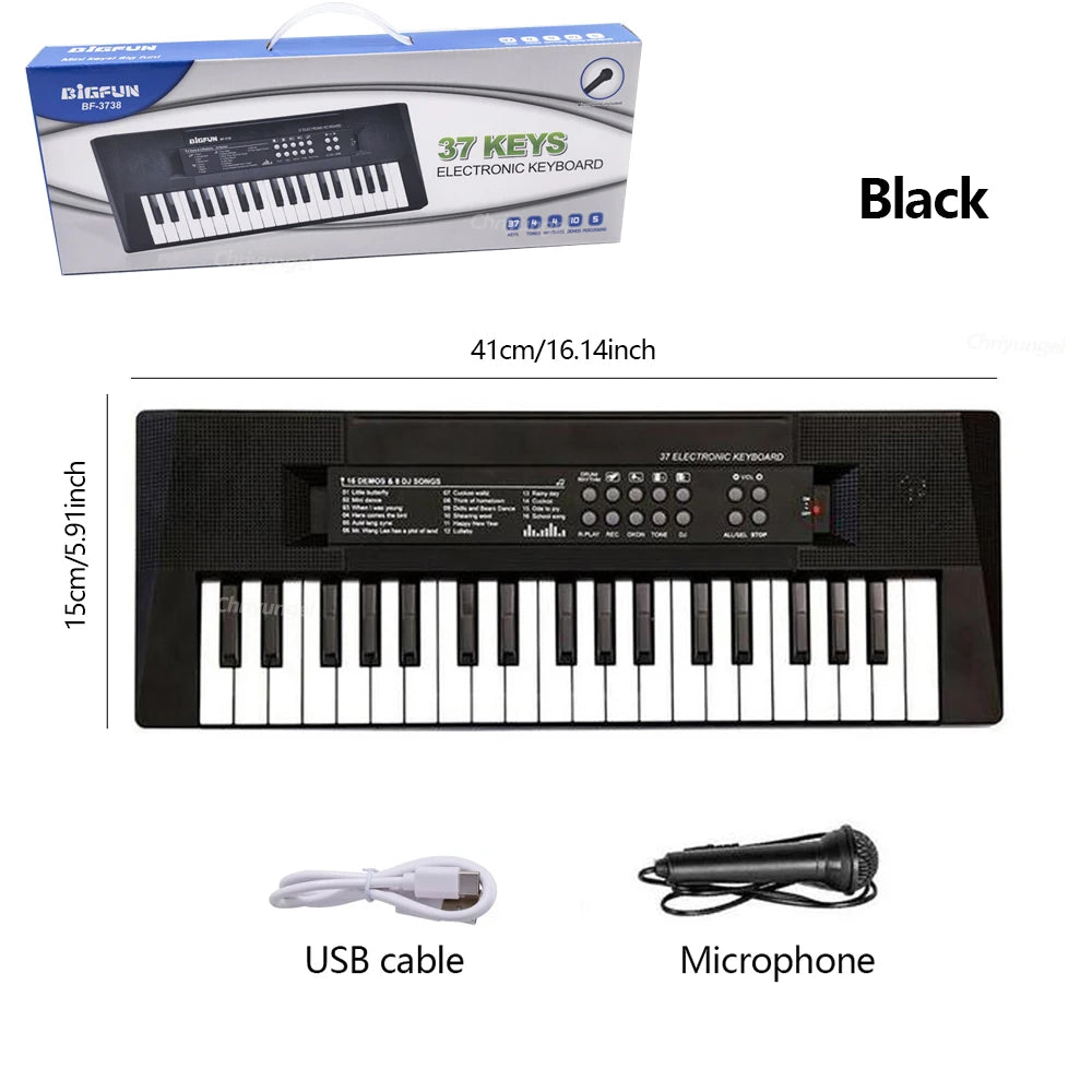 CowLost | product_id-37-key-kids-electronic-piano-keyboard-with-microphone-educational-toy-gift |27