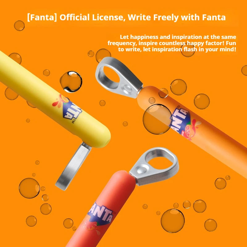 CowLost | product_id-kaco-fanta-collab-sprint-pop-up-0-5mm-black-gel-pen-side-knock-smooth-writing-stationery |2
