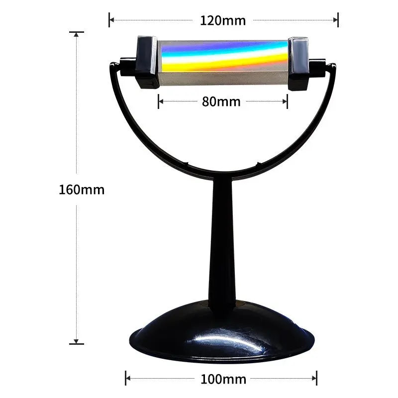 CowLost | product_id-25x25x80mm-triangular-k9-optical-prism-for-physics-teaching-and-light-refraction |2