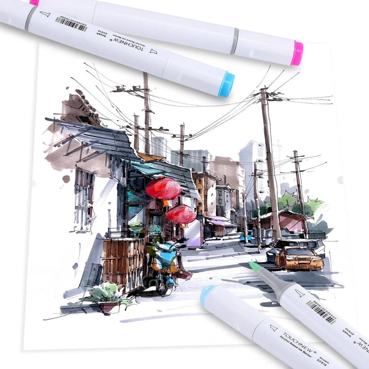 CowLost | markers-product_id-touchnew-dual-tip-alcohol-markers-soft-brush-chisel-for-drawing-coloring |4