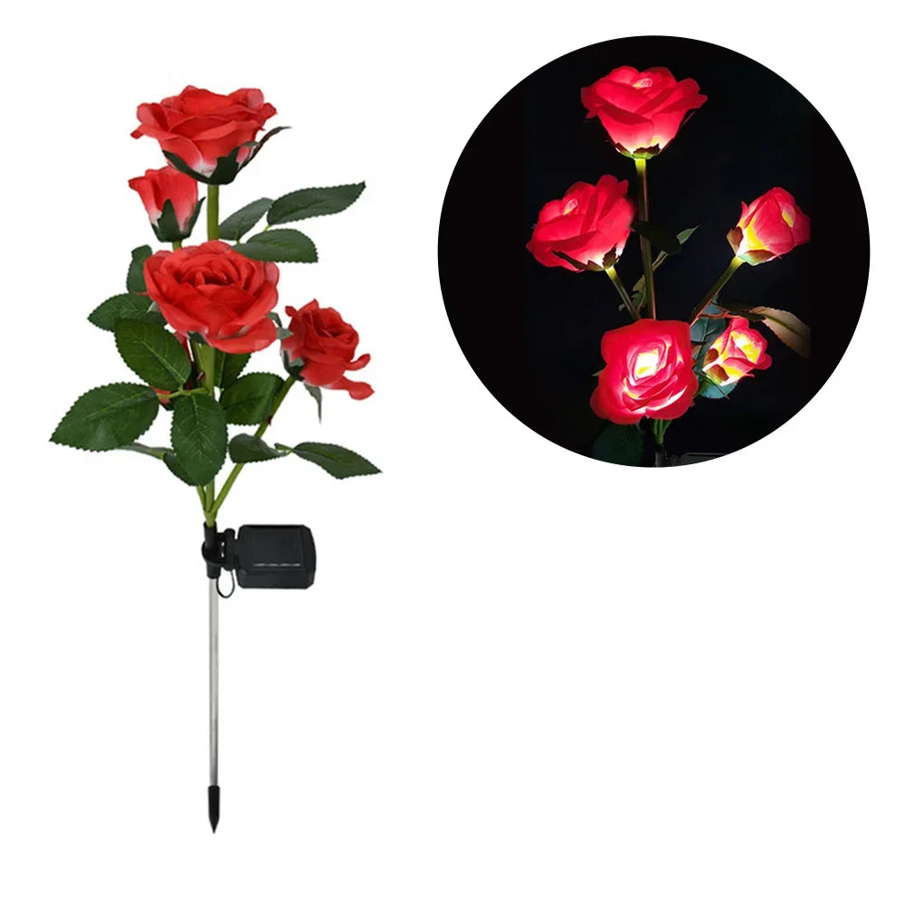 CowLost | product_id-ggbingo-solar-5-head-rose-flower-garden-lights-for-outdoor-yard-patio |16