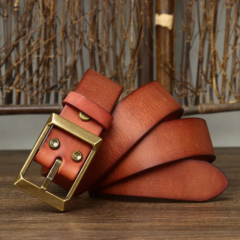 CowLost | 3-8cm-width-5mm-thick-retro-cowboy-belt |20