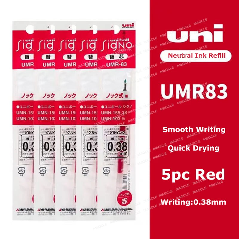 CowLost | product_id-mitsubishi-uni-signo-umn155-gel-pen-0-38-0-5mm-black-red-blue-quick-dry-smooth-low-friction |60