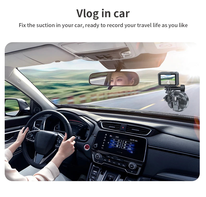 CowLost | telesin-car-phone-action-camera-holder-suction-cup-360-adjustable |12