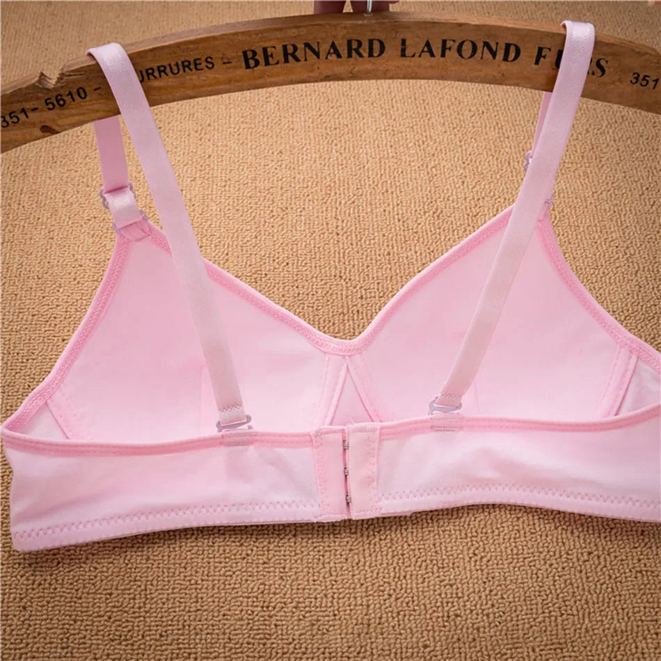 CowLost | product_id-girls-wireless-training-bra-with-detachable-straps-soft-solid-color-teens-bralette |22
