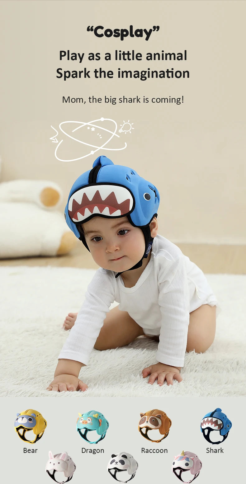 CowLost | mambobaby-guard-hat-penguin-safe-anti-shock-baby-helmet |19