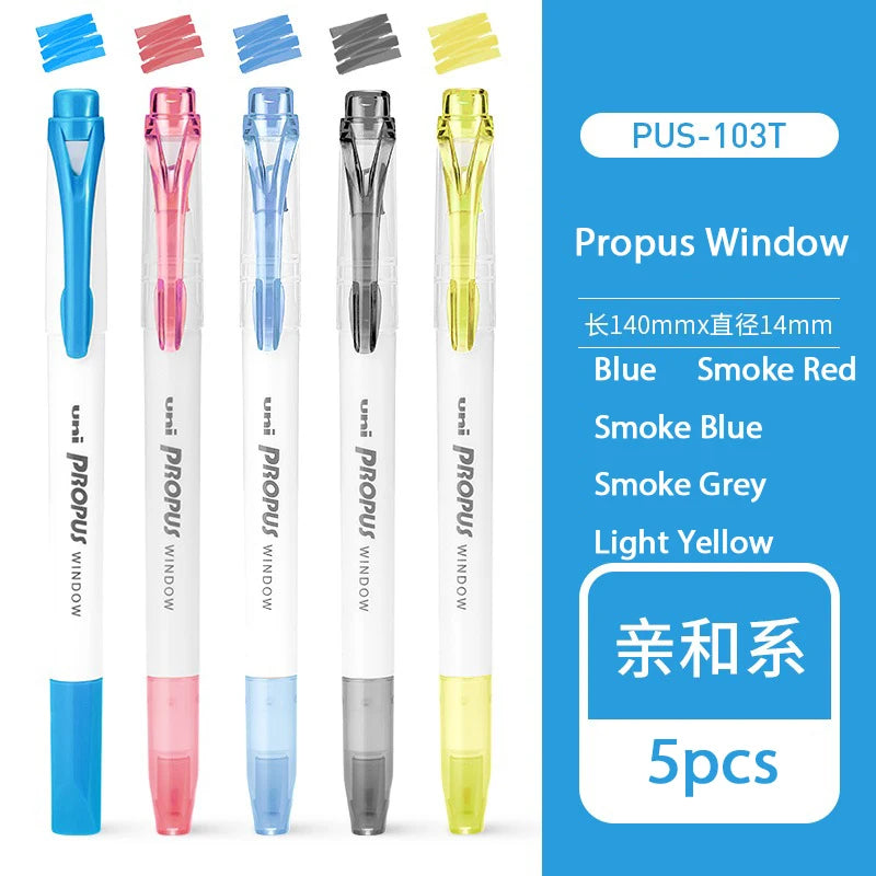 CowLost | product_id-japanese-uni-propus-window-highlighter-pen-103t-102t-double-head-no-smudging-art-marker |28