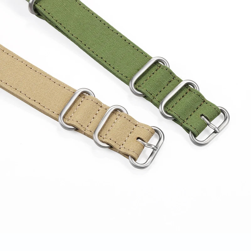 CowLost | product_id-canvas-nylon-watch-strap-with-stainless-steel-buckle-for-seiko-smartwatches-18-20-22-24mm |18