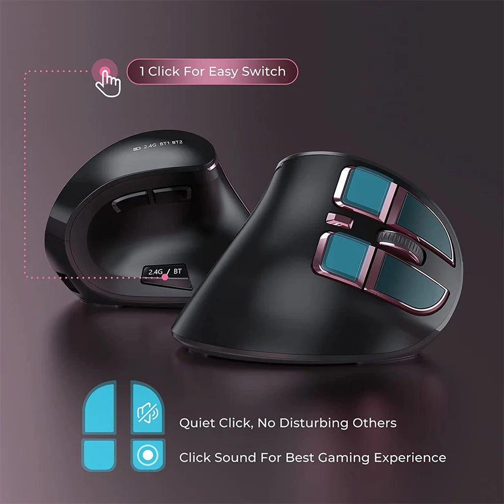 CowLost | product_id-jomaa-2-4g-bluetooth-vertical-wireless-mouse-9-button-rechargeable-for-mac-pc-ipad |2