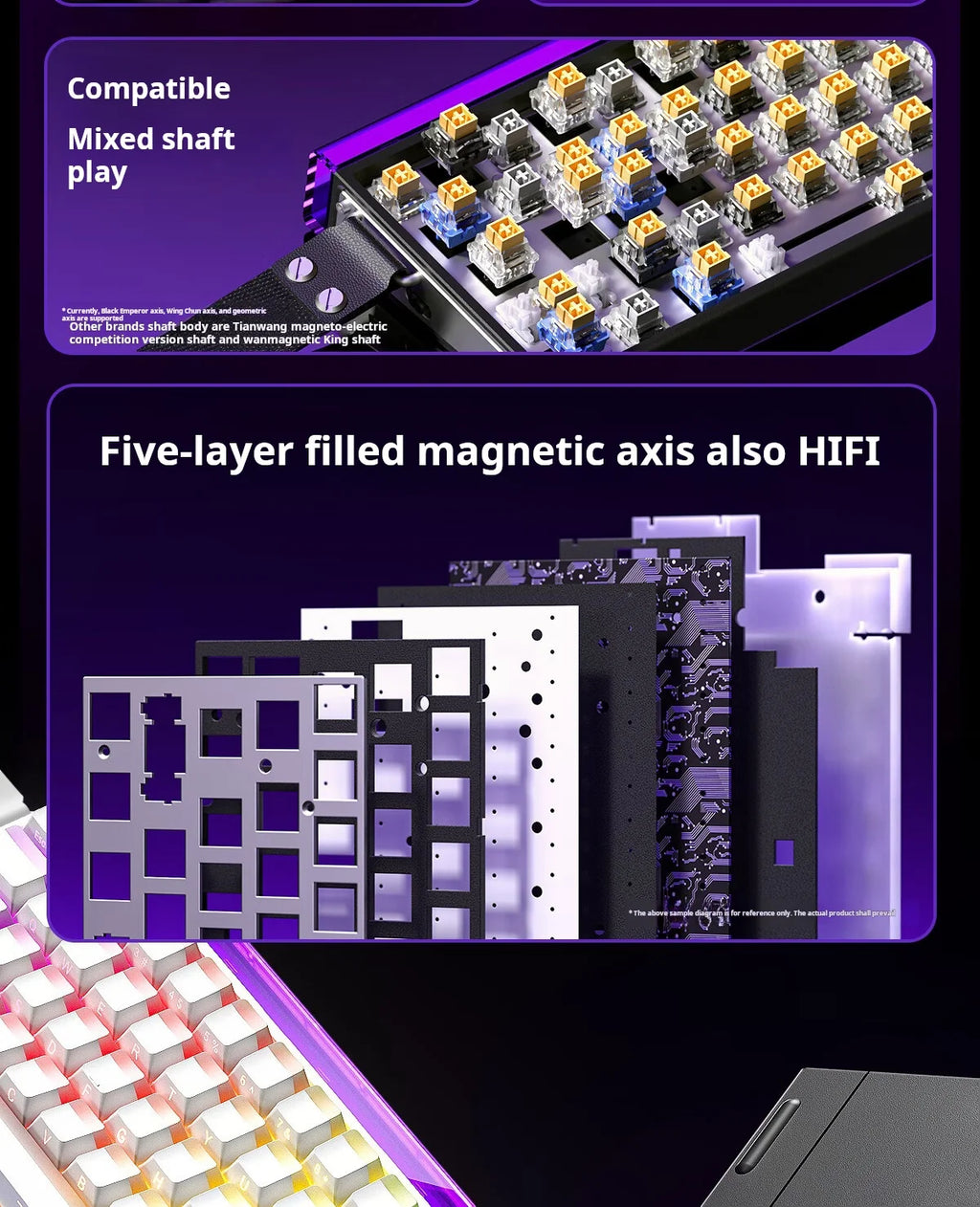 CowLost | aula-hero-68-he-magnetic-axis-keyboard |12