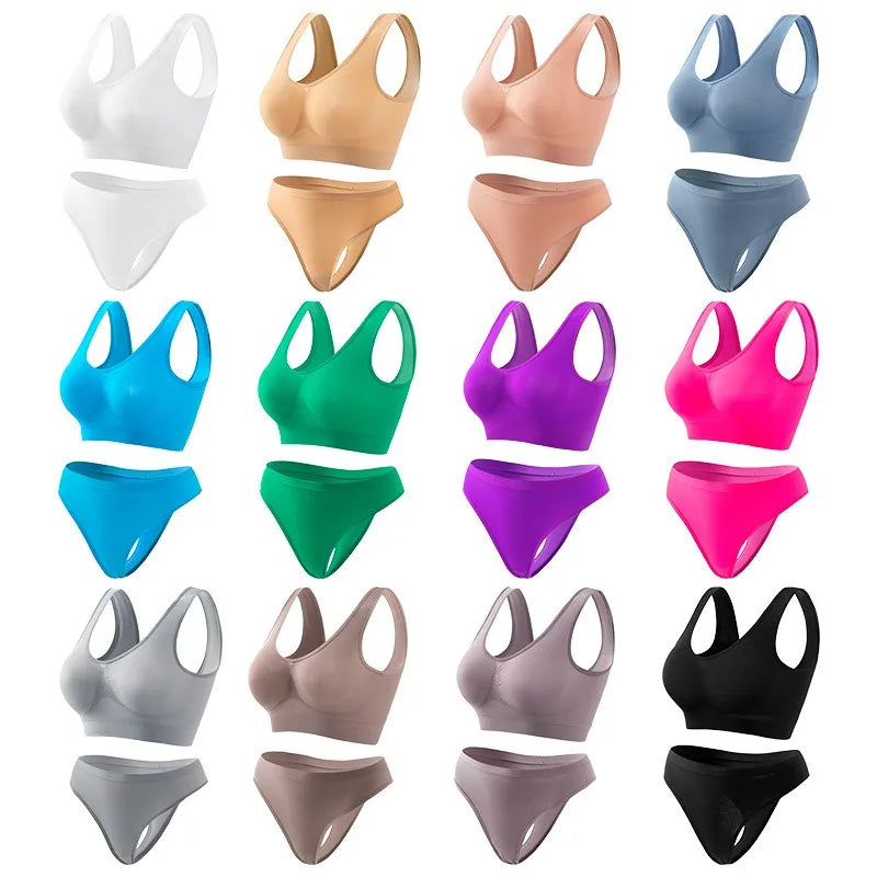 CowLost | product_id-seamless-wireless-bra-low-rise-thong-set-for-women-s-5xl-comfortable-lingerie |1