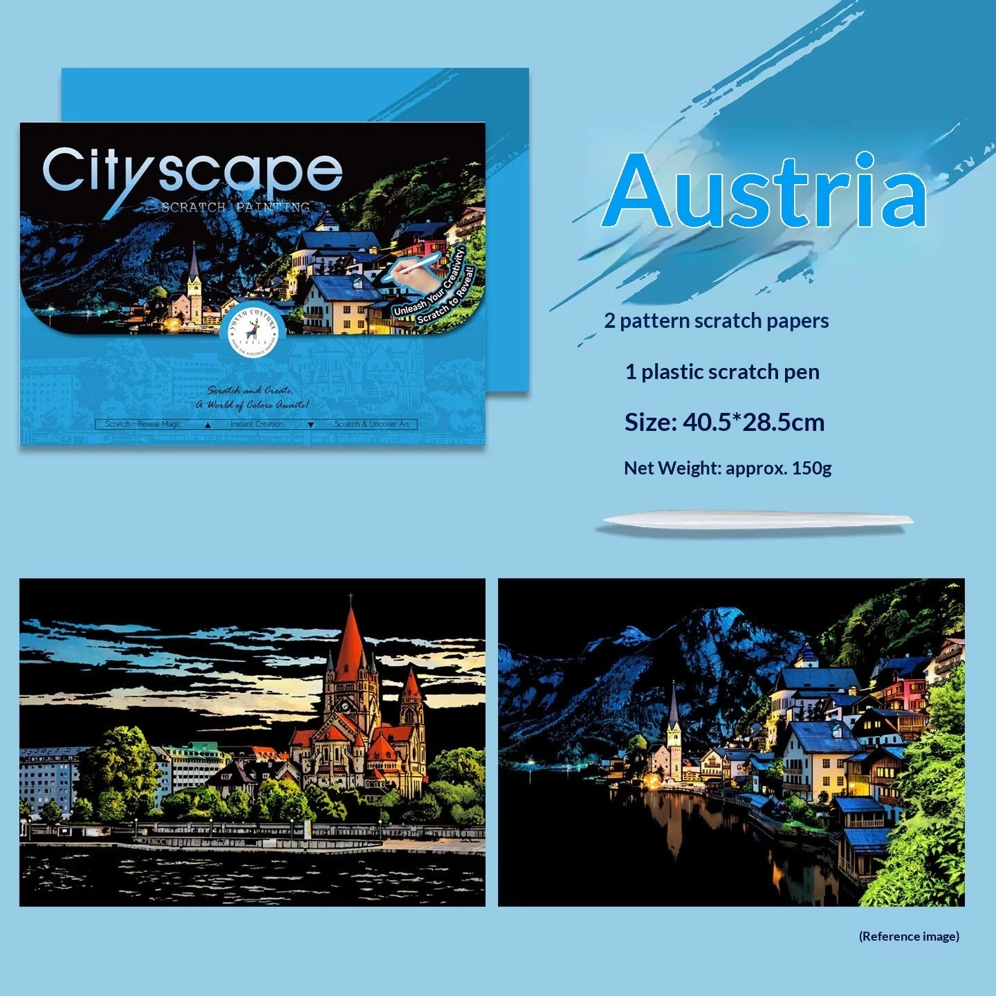 CowLost | product_id-2-pcs-diy-scratch-painting-set-famous-buildings-cityscape-night-view-40-5x28-5-cm |27