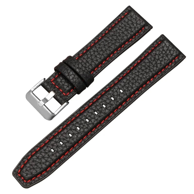 CowLost | product_id-waterproof-leather-watch-strap-for-rolex-seiko-with-slub-litchi-smooth-patterns |42
