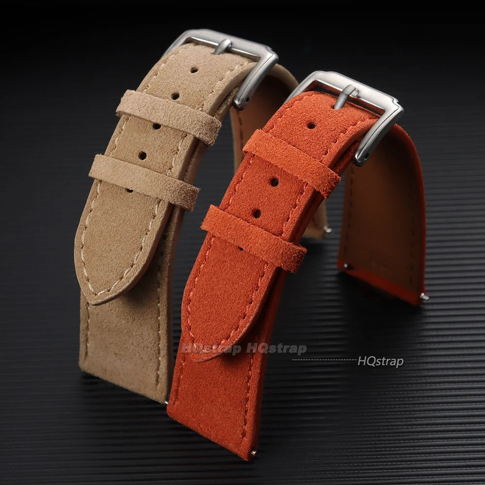 CowLost | bracelets-product_id-vintage-suede-leather-watch-strap-18-22mm-for-seiko-quick-release-pin-buckle-bracelet |12