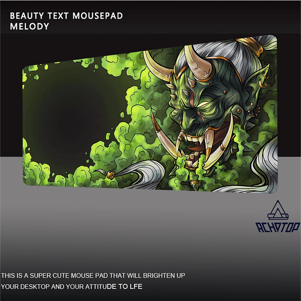 CowLost | uncategorized-japanese-style-oni-large-gaming-mousepad-900x400mm |14