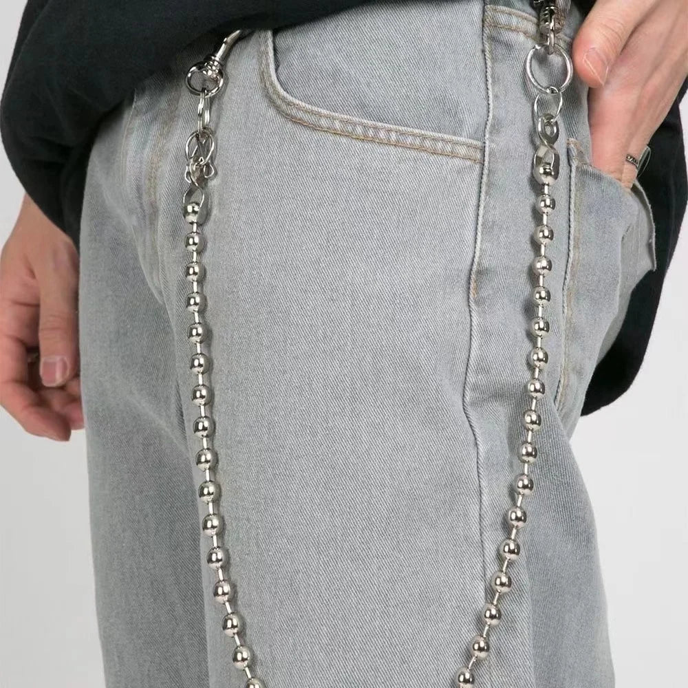 CowLost | vintage-punk-metal-beads-pant-waist-chain-for-men-women |3