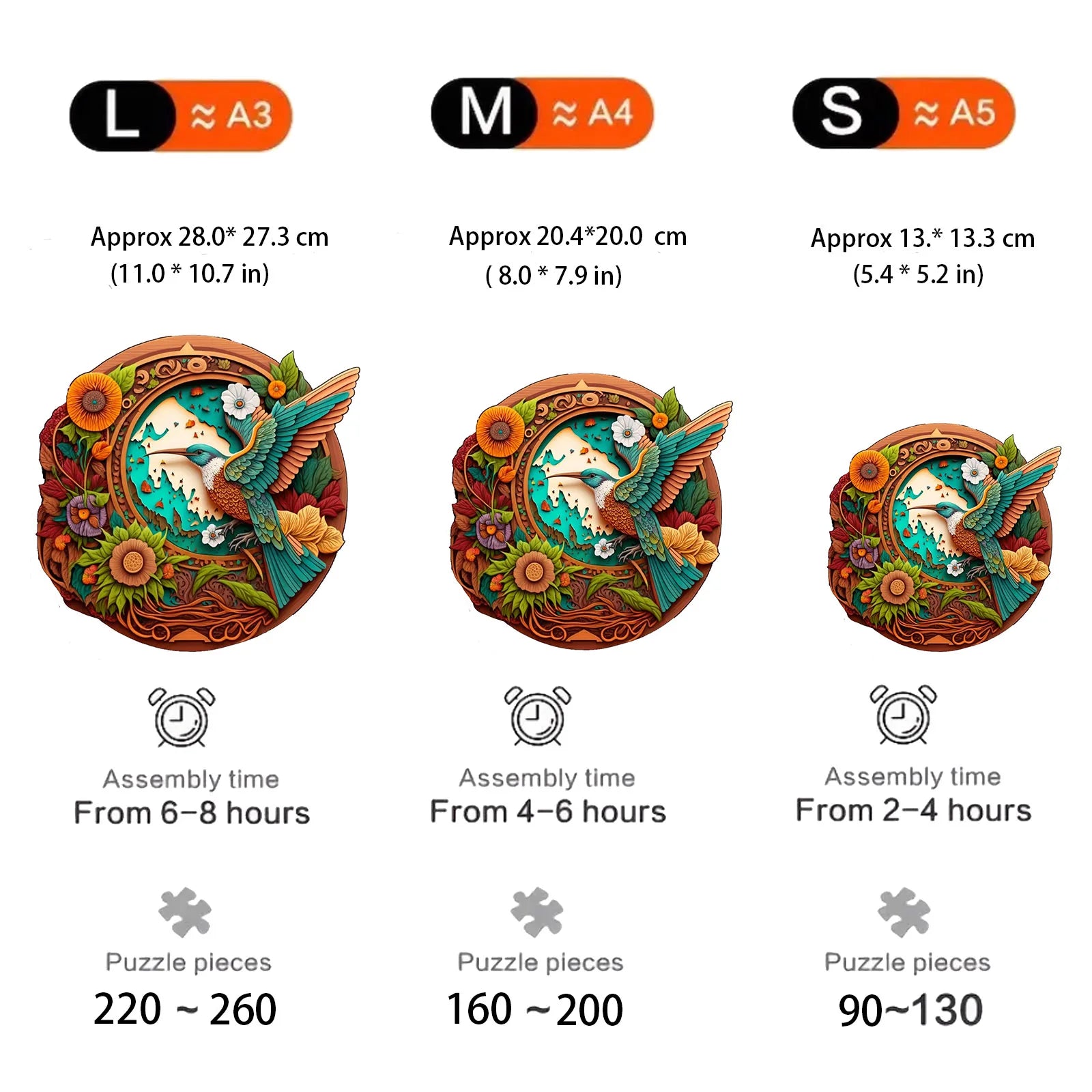 CowLost | product_id-bird-pattern-3d-wooden-animal-puzzle-brain-teaser-family-game-gift |2