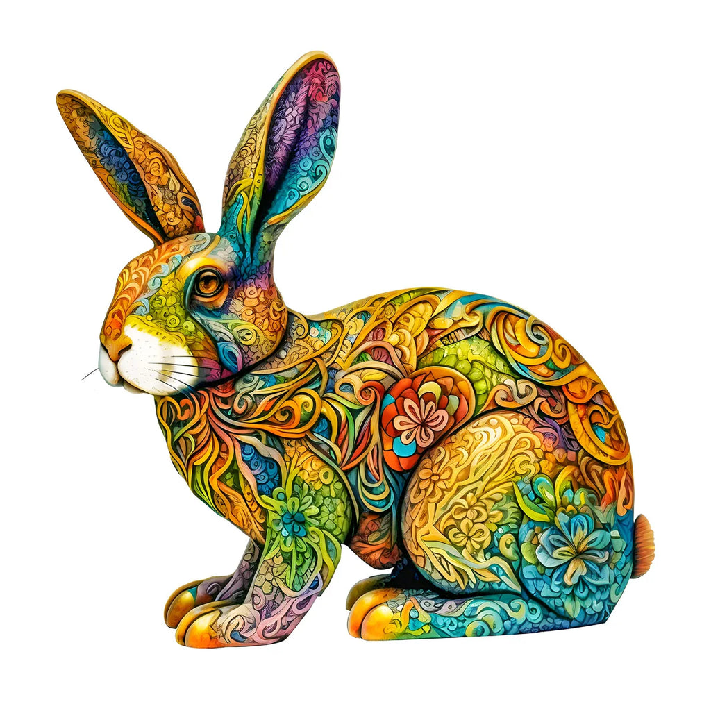 CowLost | product_id-rabbit-shaped-wooden-jigsaw-puzzle-creative-christmas-halloween-gift |1