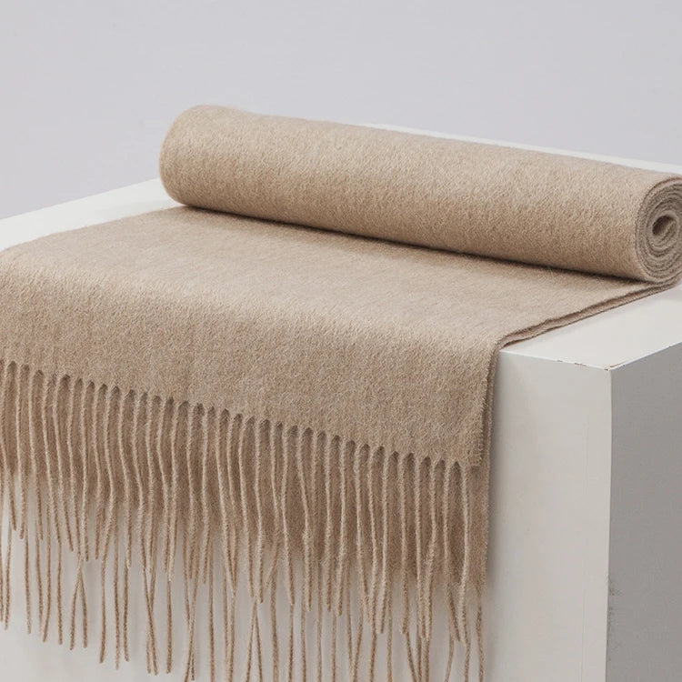 CowLost | winter-pure-long-wool-scarf-women-luxury-brand |11
