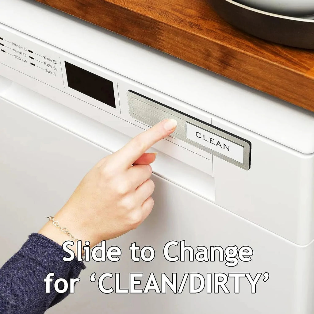 CowLost | decor-product_id-stainless-steel-dishwasher-magnet-clean-dirty-sign-non-scratch-kitchen-decor |6