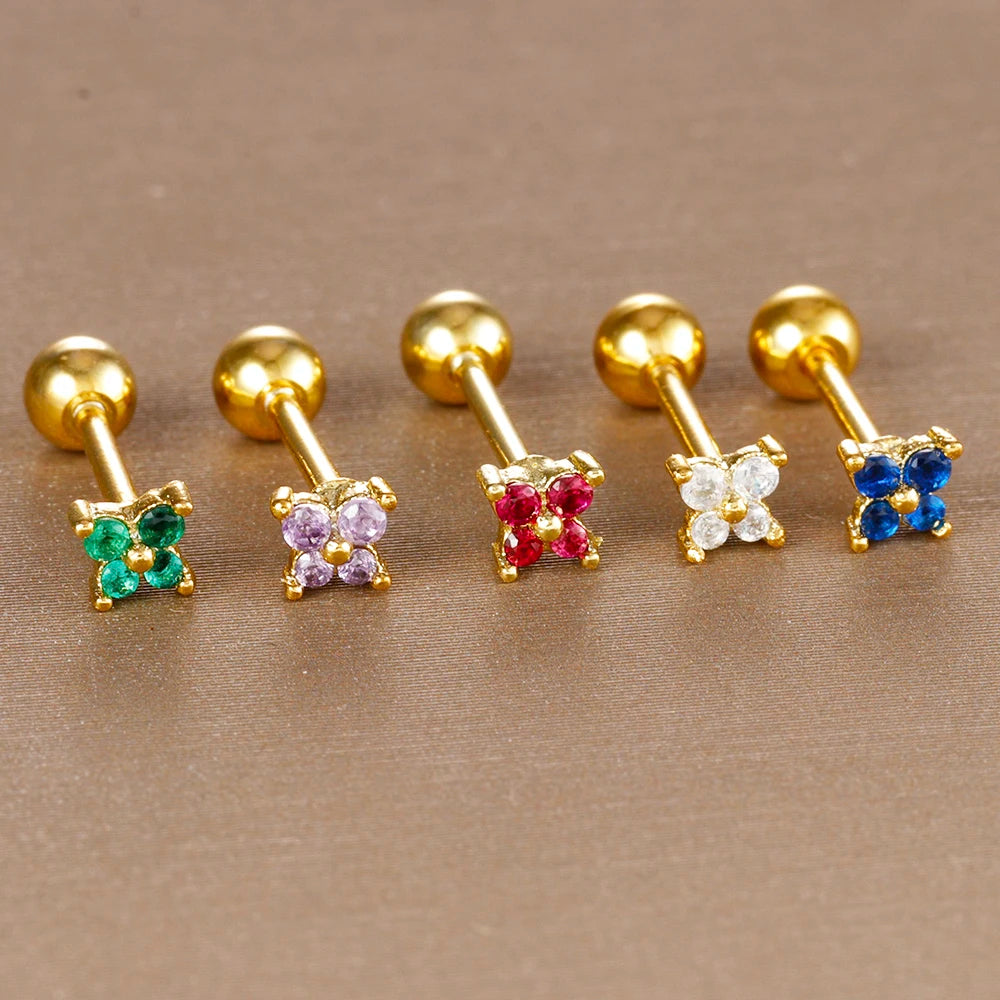 CowLost | business-card-cases-stainless-steel-birthstone-mini-stud-earrings-12-constellations |4