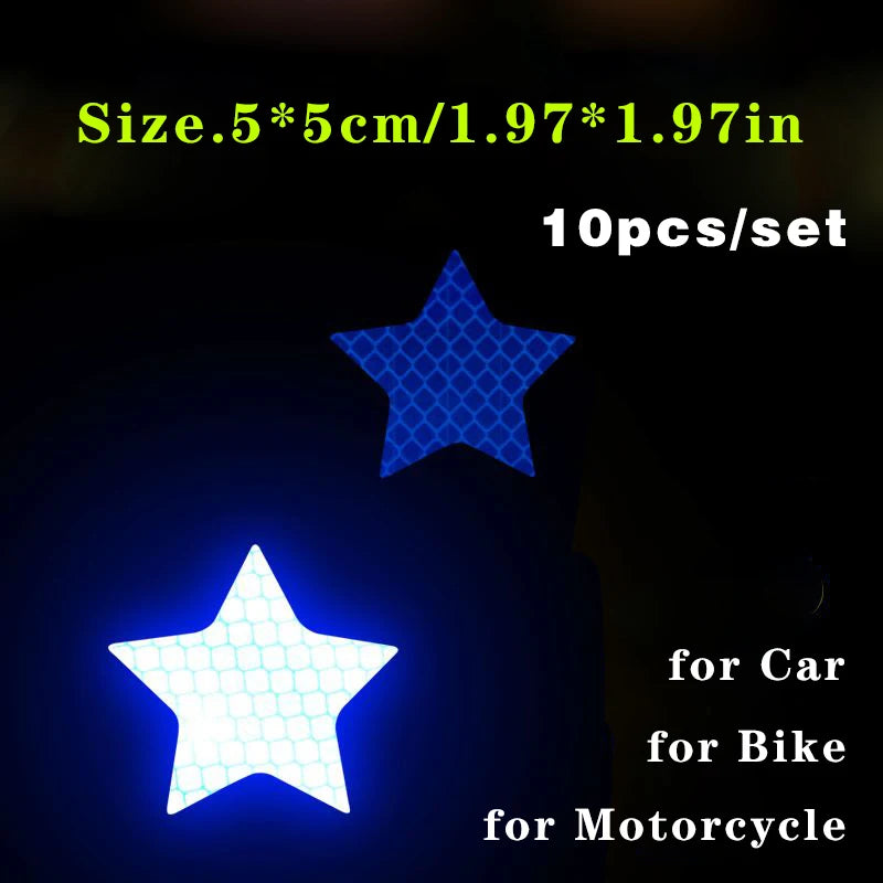 CowLost | product_id-10pcs-reflective-car-bumper-safety-warning-strips-stickers-set |11
