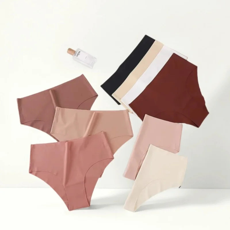 CowLost | product_id-women-high-waist-seamless-silky-thin-brief-panties-soft-summer-underwear |2