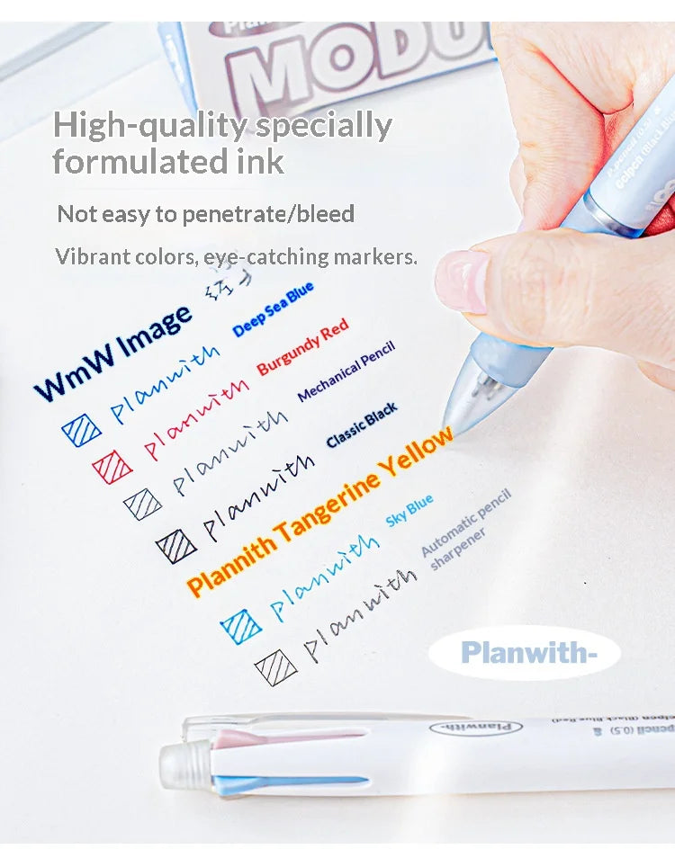 CowLost | product_id-planwith-3-color-gel-pen-with-mechanical-pencil-comfortable-grip-black-red-blue-ink-for-study-office |11