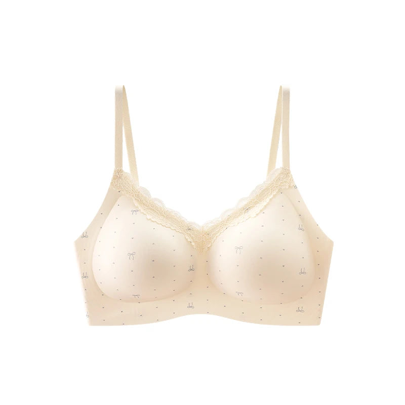 CowLost | product_id-fallsweet-wireless-push-up-floral-lace-bra-for-women |1