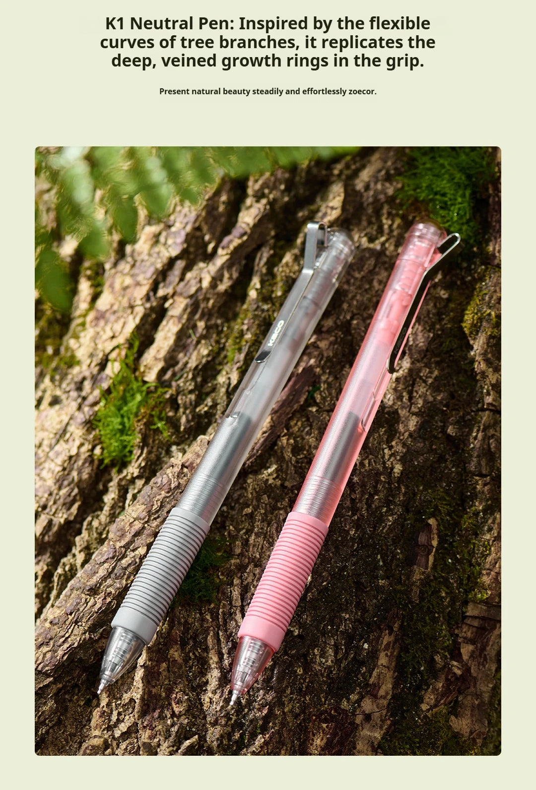 CowLost | product_id-kaco-k1-0-5mm-black-gel-pen-with-soft-grip-and-transparent-barrel-for-smooth-writing |9