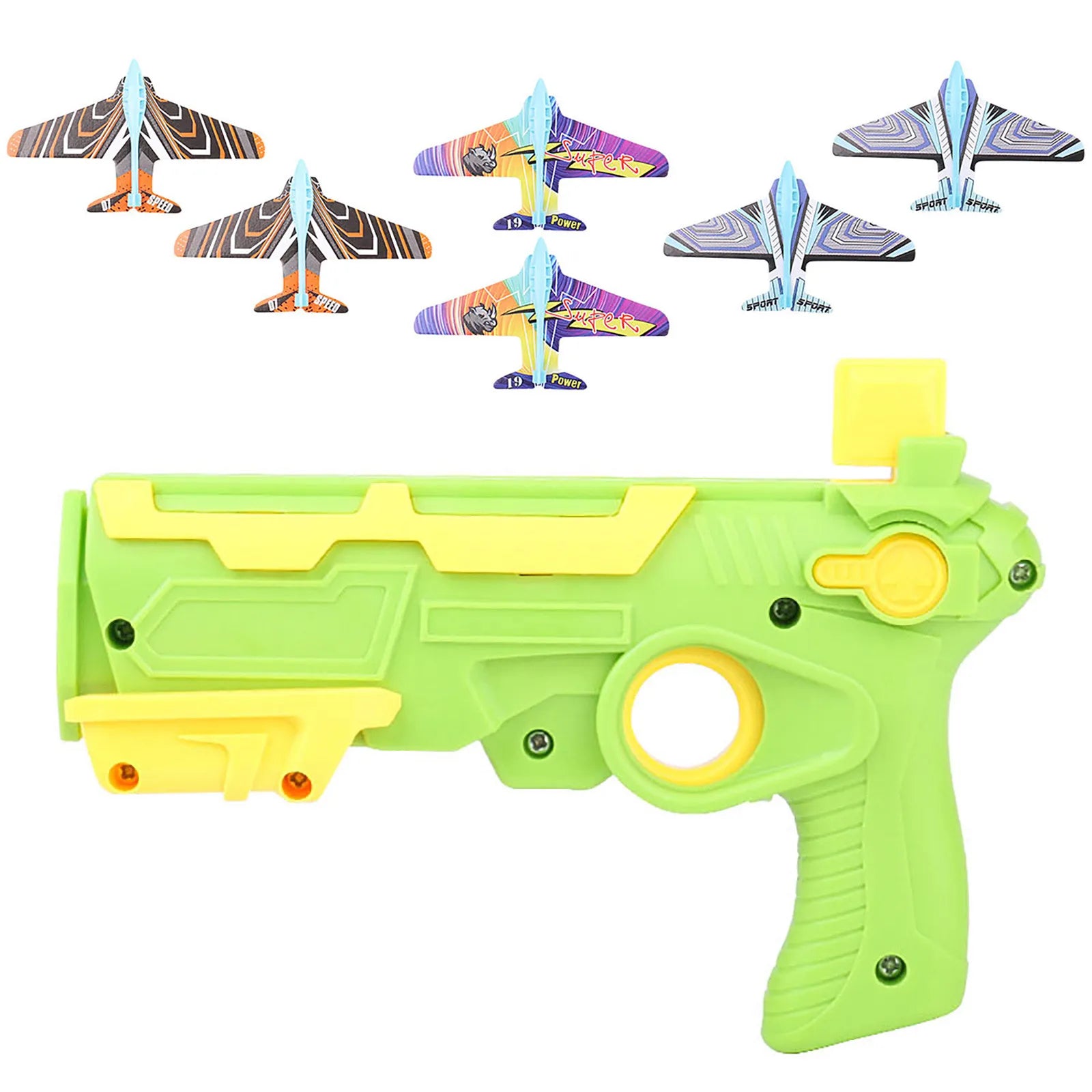 CowLost | airplane-launcher-bubble-catapult-with-6-small-plane-toys-shooting-game-gift-for-kids |9