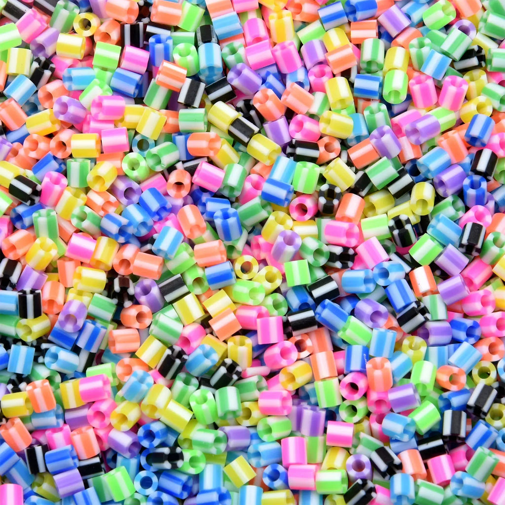 4PC 5mm Transparent Hama Beads Pegboard Template for Pixel Art DIY Puzzle