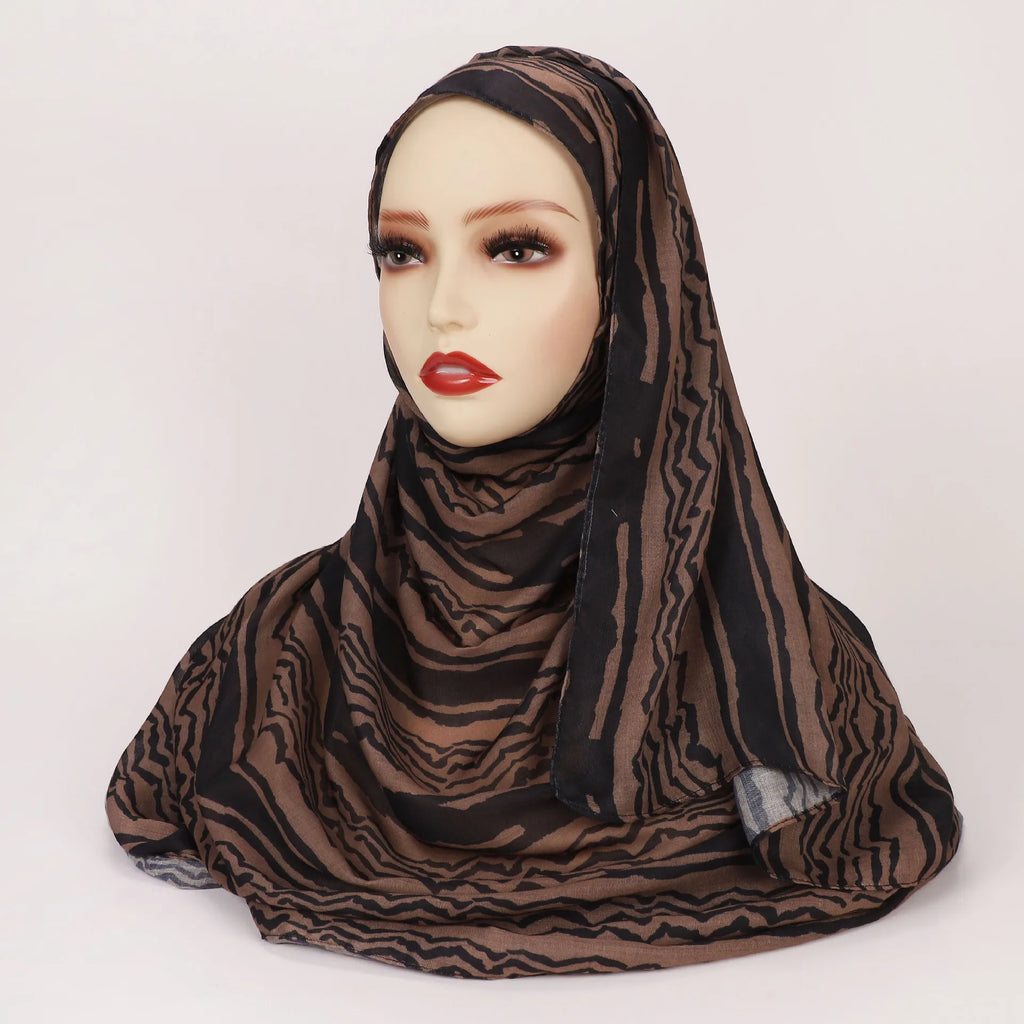 CowLost | bohemian-print-women-watercolor-soft-muslim-hijab |26