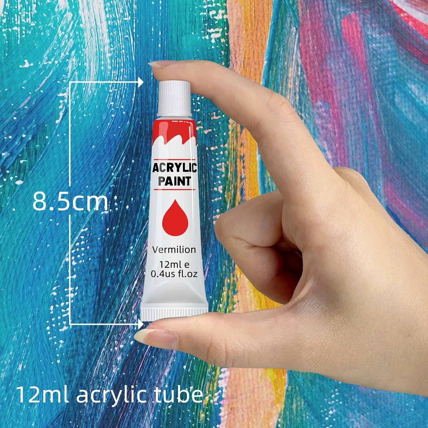 CowLost | painting-canvas-product_id-acrylic-paint-set-12-24-colors-12ml-non-toxic-for-canvas-wood-fabric-glass-rock |4