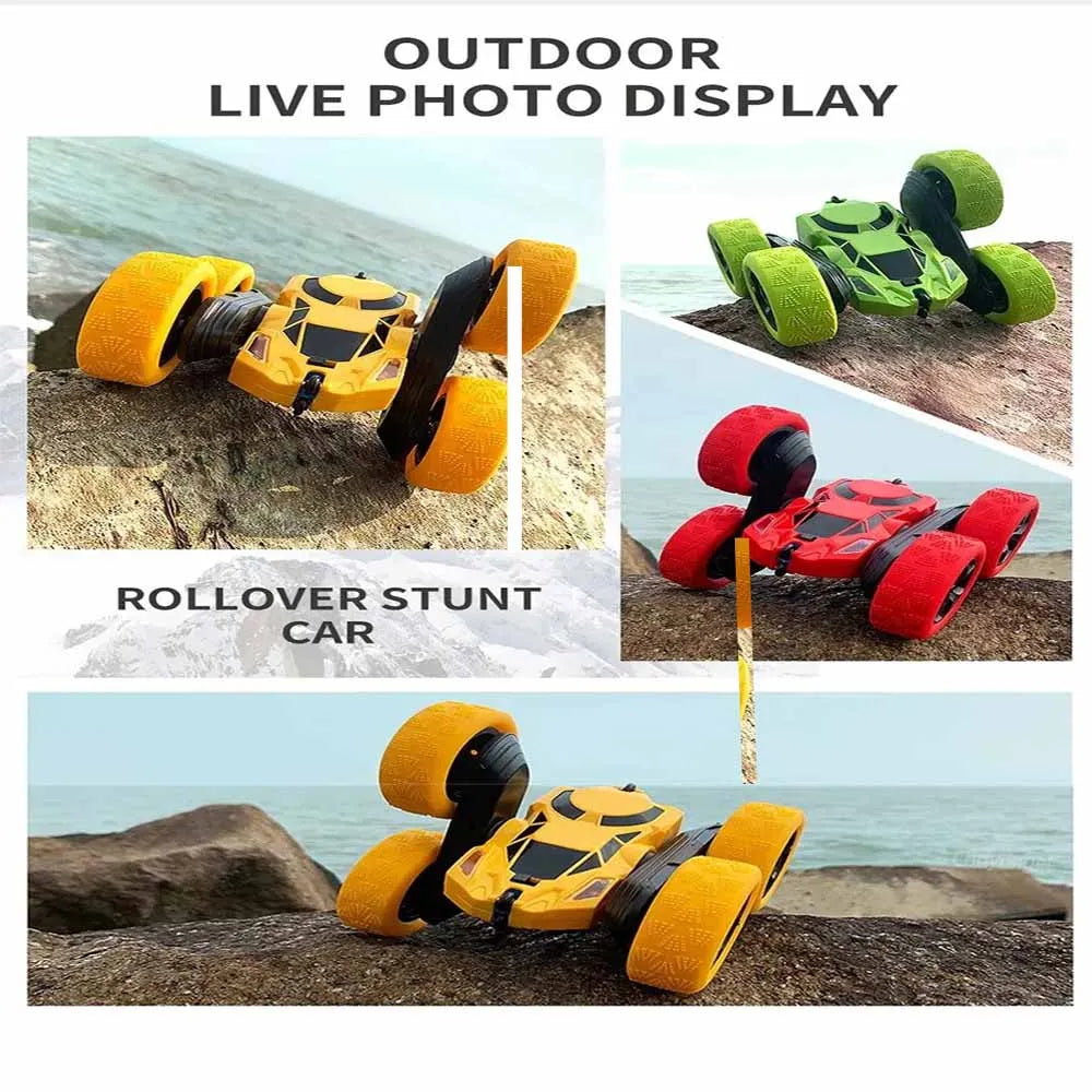 CowLost | rc-stunt-car-children-double-sided-flip-2-4g-remote-control-360-deree-rotation-off-road-drift-rc-car-gifts-for-kids-adults-boys |9