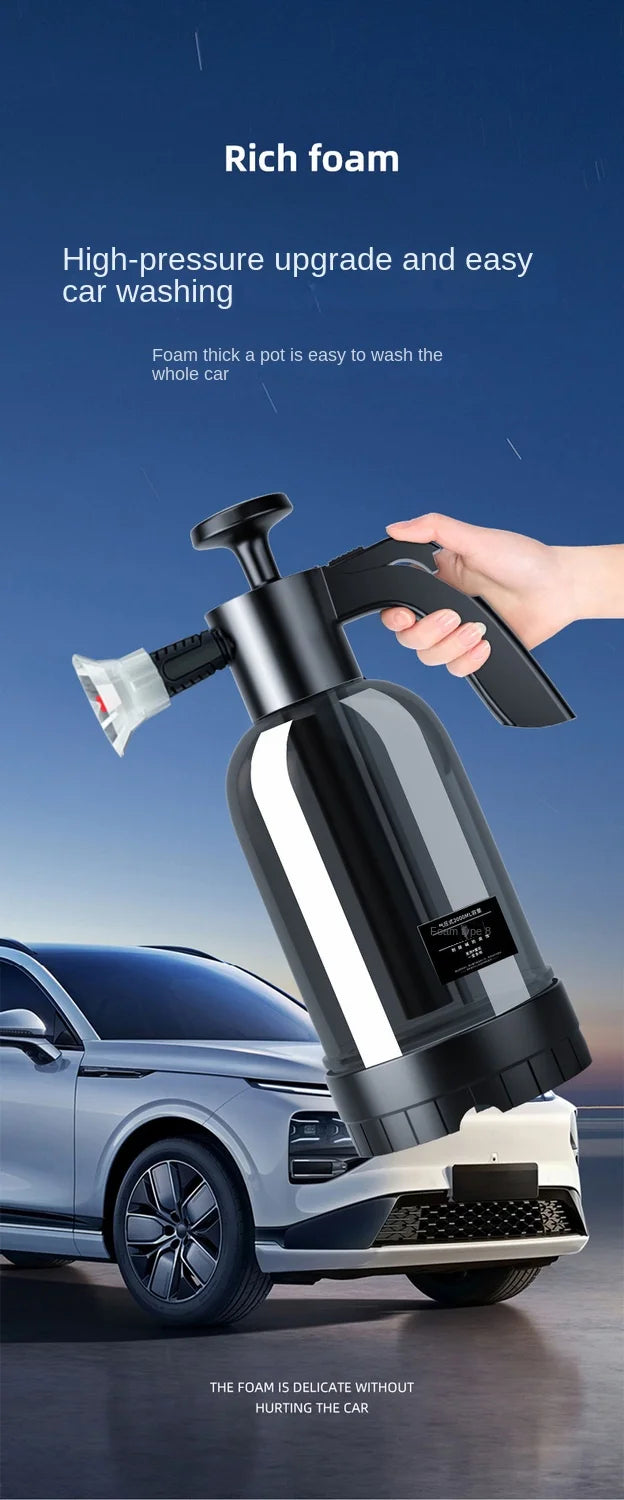 CowLost | foam-cannons-product_id-2l-hand-pump-foam-sprayer-with-3-nozzles-for-car-wash-and-window-cleaning |8