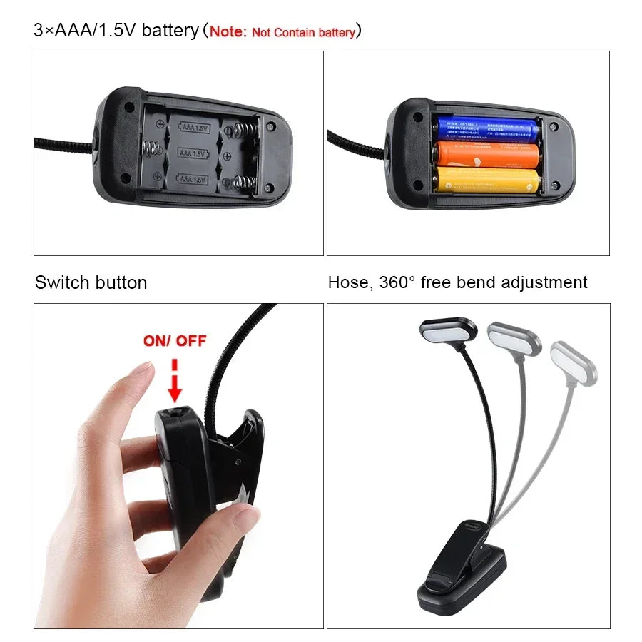 CowLost | product_id-battery-powered-mini-led-book-light-with-flexible-clip-and-eye-protection |6