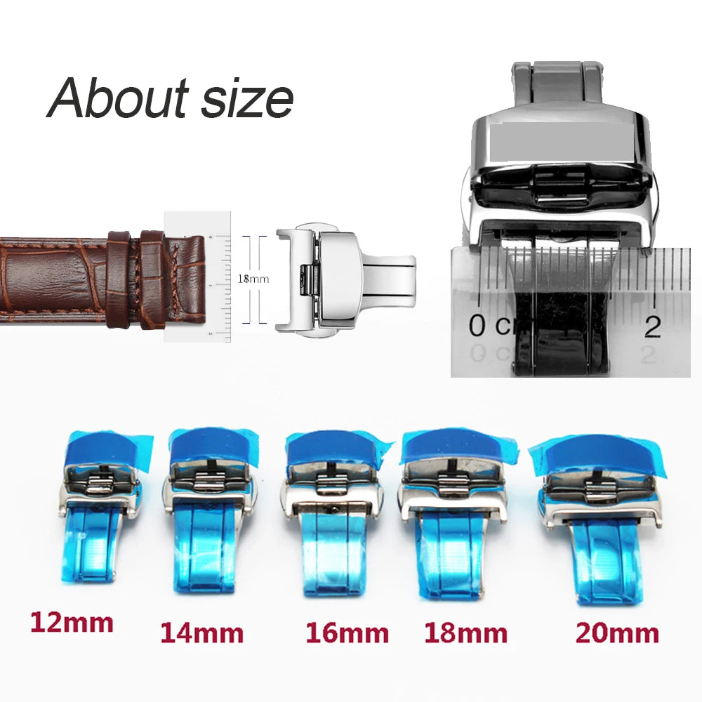 CowLost | product_id-butterfly-buckle-stainless-steel-watch-strap-buckle-for-apple-watch-10-22mm |4