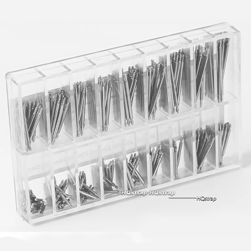CowLost | product_id-360pcs-stainless-steel-watch-spring-bars-strap-pins-1-5-1-8mm-diameter-8-25mm-length-repair-kit |11