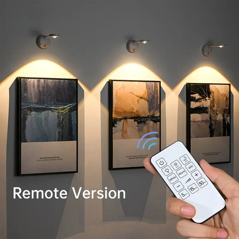 CowLost | product_id-usb-rechargeable-wireless-human-sensing-dimmable-led-wall-spotlight-for-paintings-with-3-color-modes |4