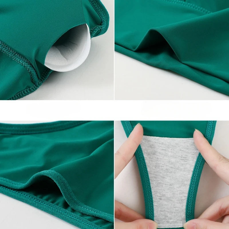 CowLost | product_id-women-s-ice-silk-seamless-push-up-bra-low-waist-thong-set-with-removable-pads |4