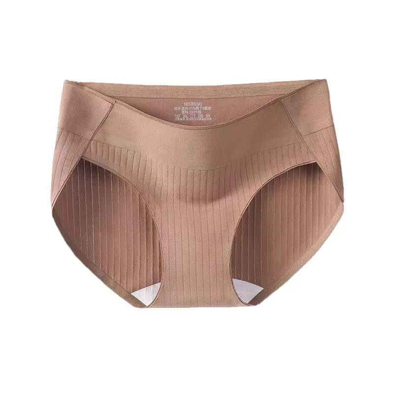 CowLost | product_id-fallsweet-3pcs-womens-plus-size-seamless-mid-rise-cotton-briefs |16