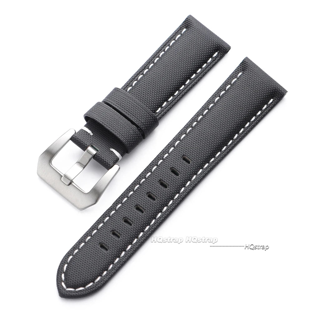 CowLost | 20mm-22mm-24mm-26mm-sailcloth-straps-for-omega-for-panerai-for-seiko-divers-watches-men-women-universal-nylon-leather-watch-band-1 |10